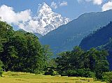 605 Machapuchare From Lower Modi Khola Valley